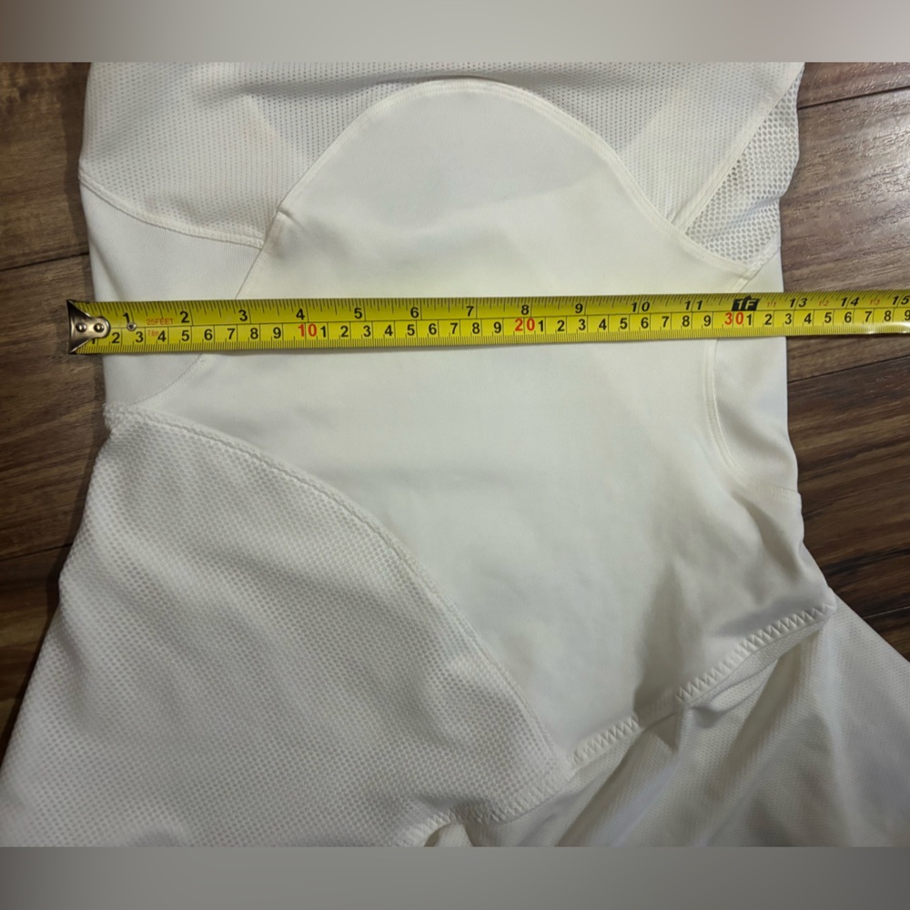 Adidas Stella McCartney white tennis pickleball a frame mini gym skirt romper S - Picture 4 of 7